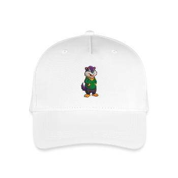 Gopher Lustige Kawaii Cartoon Figur Clipart - Kinder Bio Basecap - Weiß - Vorne