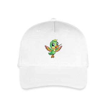 colibri mignon personnage de dessin animé Kawaii Clipart - Casquette de baseball bio Enfant - blanc - Devant