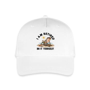 I am retired. Do it yourself! - Organic Kids’ Baseball Cap - white - Front
