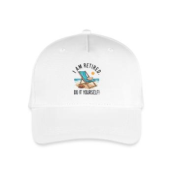 I am retired. Do it yourself! - Organic Kids’ Baseball Cap - white - Front