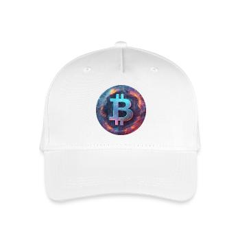 Le bitcoin dans la mer des flammes - Casquette de baseball bio Enfant - blanc - Devant