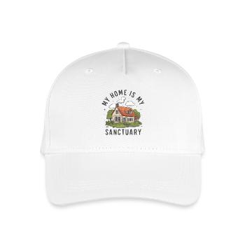Ma maison est mon refuge. - Casquette de baseball bio Enfant - blanc - Devant