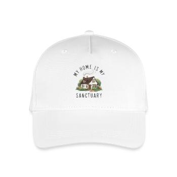 Ma maison est mon refuge. - Casquette de baseball bio Enfant - blanc - Devant