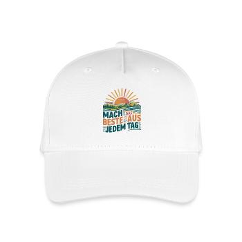 Make the most of every day - Organic Kids’ Baseball Cap - white - Front