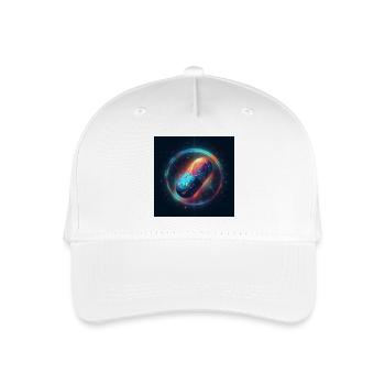 Pille 1 - Kinder Bio Basecap - Weiß - Vorne