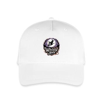 Witch at Full Moon – Witching Hour - Organic Kids’ Baseball Cap - white - Front