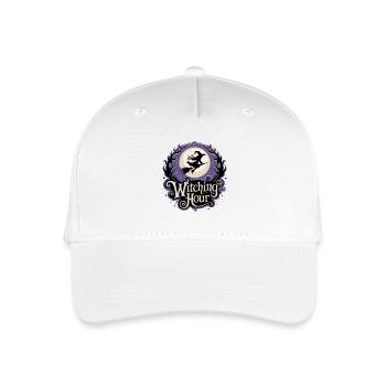 Witch at Full Moon – Witching Hour - Organic Kids’ Baseball Cap - white - Front