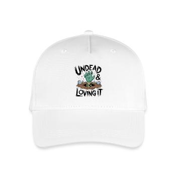 Zombie-Hand - Undead & Loving It - Kinder Bio Basecap - Weiß - Vorne