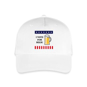 Election USA Stars and Stripes - Organic Kids’ Baseball Cap - white - Front