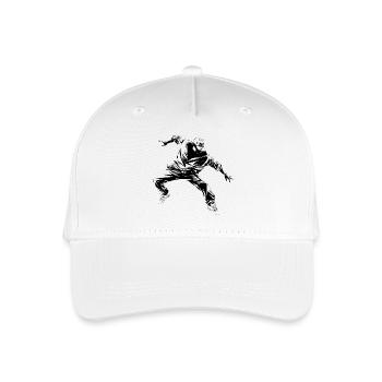 B Boy Graphic - Organic Kids’ Baseball Cap - white - Front