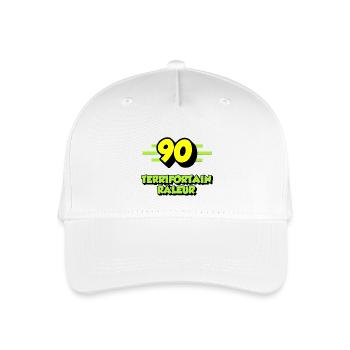 Klagendes Terrifortain - Kinder Bio Basecap - Weiß - Vorne