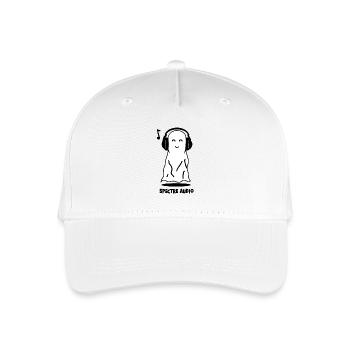 SPECTRE AUDIO ! (musique, fantôme) - Casquette de baseball bio Enfant - blanc - Devant
