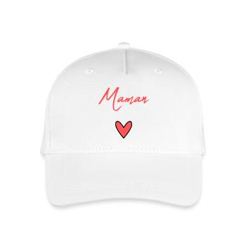 MOM. MOTHER'S DAY. HEART. FEAST. HAPPY BIRTHDAY MAM - Organic Kids’ Baseball Cap - white - Front