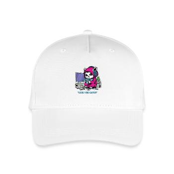 Good Vibe Gamer: Your Go-To Epic Gaming Gear - Organic Kids’ Baseball Cap - white - Front