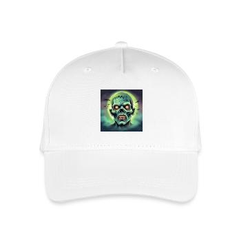 halloween, zombie, scary - Organic Kids’ Baseball Cap - white - Front