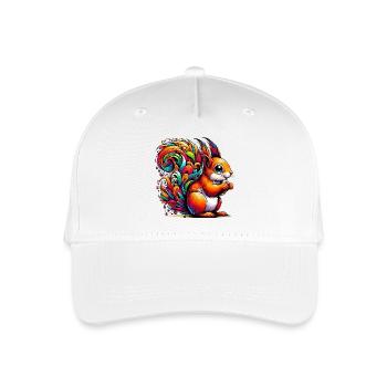 Eichhörnchen - Kinder Bio Basecap - Weiß - Vorne