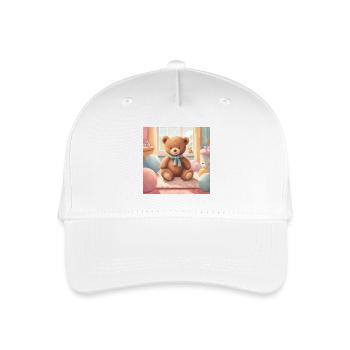 poster nounours, bébé, enfant, nourrisson - Casquette de baseball bio Enfant - blanc - Devant