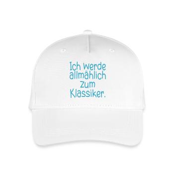 GEBURTSTAG KLASSIKER WERDEN - Kinder Bio Basecap - Weiß - Vorne