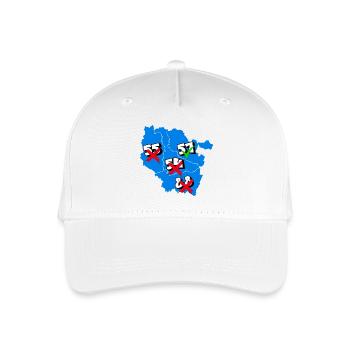 Region Lothringen - Kinder Bio Basecap - Weiß - Vorne