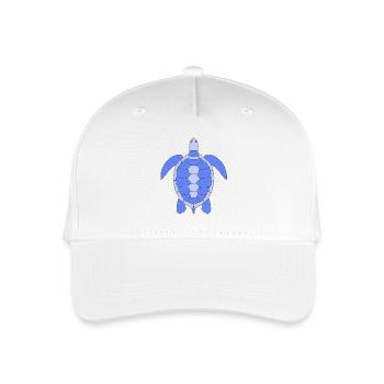 TURTLE - Organic Kids’ Baseball Cap - white - Front