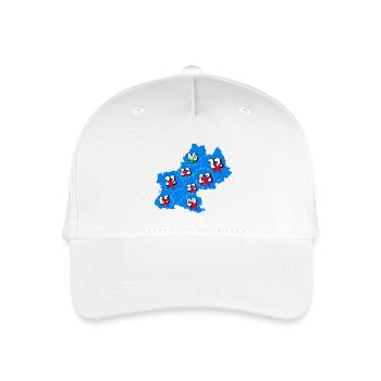 Région Midi-Pyrénées - Casquette de baseball bio Enfant - blanc - Devant