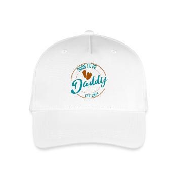Soon to Be Daddy Gift for Expectant Fathers Colorful - Organic Kids’ Baseball Cap - white - Front