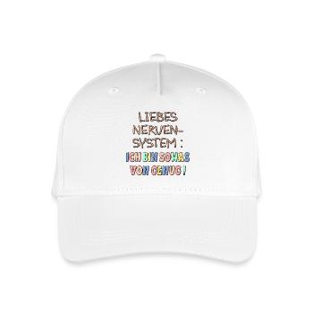 NERVENSYSTEM - ICH BIN GENUG - Kinder Bio Basecap - Weiß - Vorne