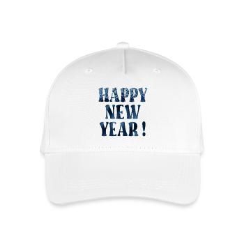 FÊTE DU NOUVEL AN - Casquette de baseball bio Enfant - blanc - Devant