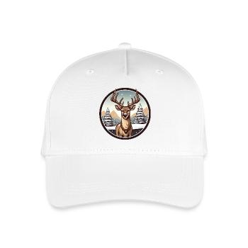 Cerfs en hiver - Casquette de baseball bio Enfant - blanc - Devant