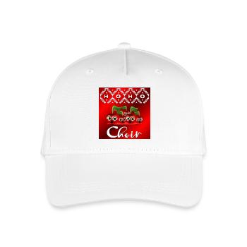 Lustige Weihnachtschorkirschen - Kinder Bio Basecap - Weiß - Vorne