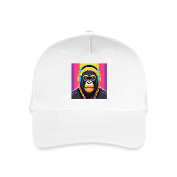 Gorilla, Primat, Affe - Kinder Bio Basecap - Weiß - Vorne
