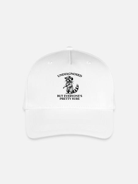 Undiagnosed But Everyone's Pretty Sure - Organic Kids’ Baseball Cap - white