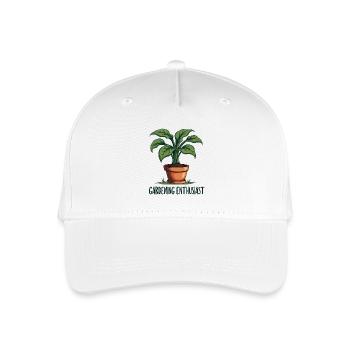 Gardening Enthusiast - Kinder Bio Basecap - Weiß - Vorne