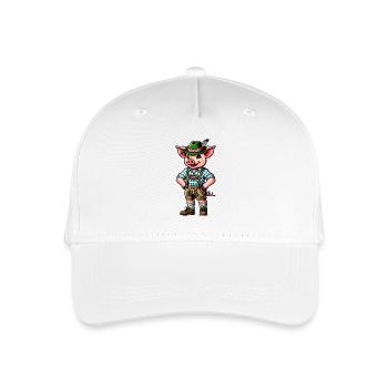 Cochon bavarois - Casquette de baseball bio Enfant - blanc - Devant
