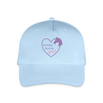 Hobby Horse Girl - Organic Kids’ Baseball Cap - light blue - Front