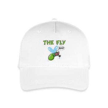 Die Fliege - Kinder Bio Basecap - Weiß - Vorne