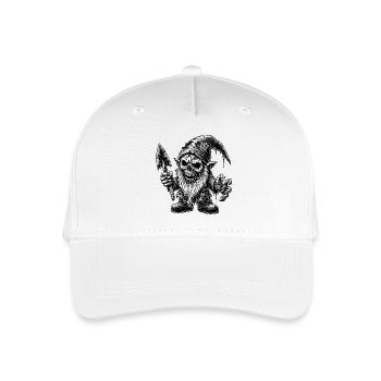 Zombie Dwarf from Hell - Organic Kids’ Baseball Cap - white - Front
