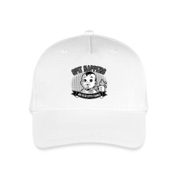 Spit Happens Baby Humor Design - Organic Kids’ Baseball Cap - white - Front