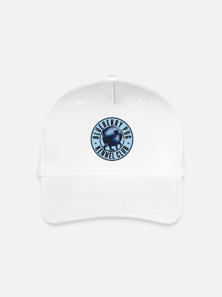 Blueberry Pug Kennel Club - Casquette de baseball bio Enfant - blanc