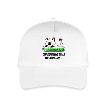 Loading Cuteness - Adorable Cat - Organic Kids’ Baseball Cap - white - Front