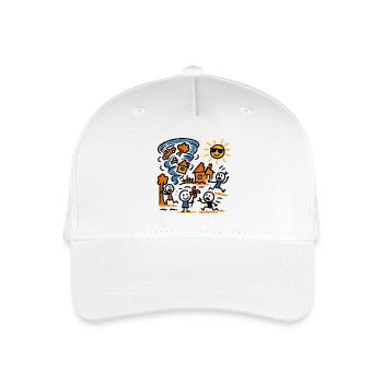 Whirlwind Wonderland - Organic Kids’ Baseball Cap - white - Front