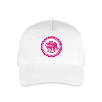 I M THE PASTRY CHEF - Organic Kids’ Baseball Cap - white - Front