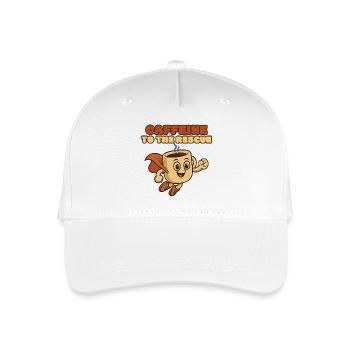 Coffee Rescue Hero - Organic Kids’ Baseball Cap - white - Front