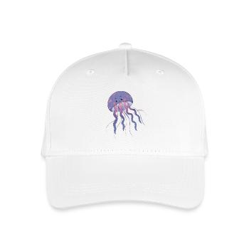 Jellyfish - Organic Kids’ Baseball Cap - white - Front