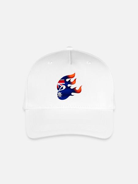 Drapeau de l’Australie - Australie - Ninja - Casquette de baseball bio Enfant - blanc
