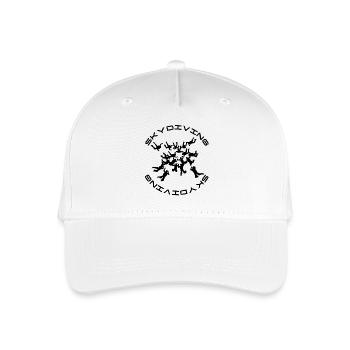 Skydiving - Organic Kids’ Baseball Cap - white - Front