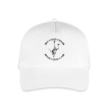 Skydiving - Organic Kids’ Baseball Cap - white - Front