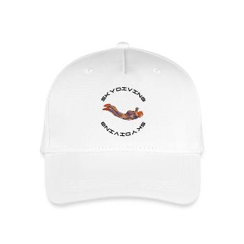 Skydiver - Organic Kids’ Baseball Cap - white - Front