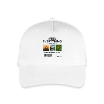 I Feel Everything: Visual Piece Barcelona - Organic Kids’ Baseball Cap - white - Front