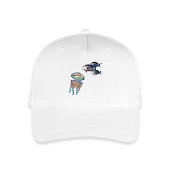 Jellyfish - Organic Kids’ Baseball Cap - white - Front